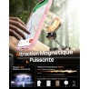 TOCOL Coque Magnétique pour iPhone 14 6,1 Pouces, Compatible avec MagSafe, Protection de l'objectif améliorée, Coque Mat Translu