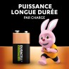 Duracell Rechargeables Piles 9V (lot de 1), 9V, 170 mAh, Puissance longue durée