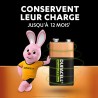 Duracell Rechargeables Piles 9V (lot de 1), 9V, 170 mAh, Puissance longue durée