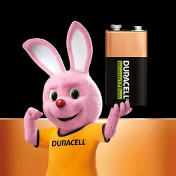 Duracell Rechargeables Piles 9V (lot de 1), 9V, 170 mAh, Puissance longue durée
