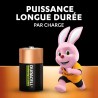 Duracell Rechargeables Piles D (lot de 2), 3000 mAh NiMH, Puissance longue durée