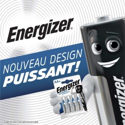 Energizer Ultimate Lithium - Piles AA (Lot de 4) - La Pile AA Qui Dure Le Plus Longtemps au Monde - Longue durée pour appareils 