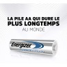 Energizer Ultimate Lithium - Piles AA (Lot de 4) - La Pile AA Qui Dure Le Plus Longtemps au Monde - Longue durée pour appareils 