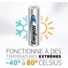 Energizer Ultimate Lithium - Piles AA (Lot de 4) - La Pile AA Qui Dure Le Plus Longtemps au Monde - Longue durée pour appareils 