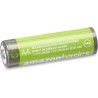 Amazon Basics Lot de 12 piles rechargeables AA NiMH haute capacité, 2400 mAh, 1,2 V, rechargeables 400 fois, préchargées