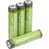 Amazon Basics Lot de 4 piles rechargeables AAA NiMH haute capacité, 850 mAh, 1,2 V, rechargeables 500 fois, préchargées