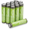 Amazon Basics Lot de 12 piles rechargeables AAA NiMH haute capacité, 850 mAh, 1,2 V, rechargeables 500 fois, préchargées