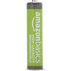 Amazon Basics Lot de 16 piles rechargeables AAA NiMH haute capacité, 850 mAh, 1,2 V, rechargeables 500 fois, préchargées