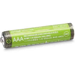 Amazon Basics Lot de 16 piles rechargeables AAA NiMH haute capacité, 850 mAh, 1,2 V, rechargeables 500 fois, préchargées