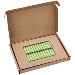 Amazon Basics Lot de 24 piles rechargeables AAA NiMH haute capacité, 850 mAh, 1,2 V, rechargeables 500 fois, préchargées