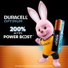 DURACELL Optimum Piles AAA (Lot de 12) – Piles Alcalines 1,5V – +200 % d’actifs Power Boost – Répondent aux exigences des appare
