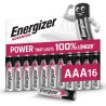 Energizer Advanced - Piles AAA (Lot de 16) Alcaline 1,5V - Haute Performance - Télécommandes, Jouets et Électroniques - Made in 
