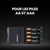 Duracell Chargeur Piles Rechargeables Rapide 45 minutes