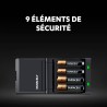 Duracell Chargeur Piles Rechargeables Rapide 45 minutes
