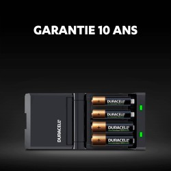 Duracell Chargeur Piles Rechargeables Rapide 45 minutes