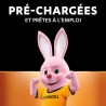 Duracell Rechargeables Piles AAA (lot de 8), 900 mAh, NiMH, pré-chargées, Longue durée, un packaging recyclable 0% plastique