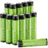 Amazon Basics Lot de 12 piles rechargeables AAA NiMH performantes, 800 mAh, 1,2 V, rechargeables 1 000 fois, préchargées