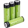 Amazon Basics Lot de 4 piles rechargeables AA NiMH, 2000 mAh, 1,2 V, rechargeables jusqu'à 1 000 fois, préchargées