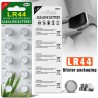 Blister 30 Piles Boutons AG13 LR44/LR1154/357 sans Mercure