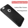NEW'C Coque pour iPhone 6 et iPhone 6S, Coque de Protection avec Absorption de Choc et Fibre de Carbone Silicone en Gel Flex