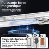 NEW'C Magnétique Coque pour iPhone 17 Pro (6,3 Pouces), Compatible avec MagSafe Antichoc Ultime avec Cordon – Magnétisme Puissan