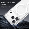 NEW'C Magnétique Coque pour iPhone 17 Pro (6,3 Pouces), Compatible avec MagSafe Antichoc Ultime avec Cordon – Magnétisme Puissan
