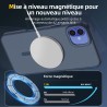 NEW'C Magnétique Coque pour iPhone 16 (6,1 Pouces), Compatible avec MagSafe Antichoc Ultime avec Cordon – Magnétisme Puissant et