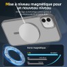 NEW'C Magnétique Coque pour iPhone 16 (6,1 Pouces), Compatible avec MagSafe Antichoc Ultime avec Cordon – Magnétisme Puissant et