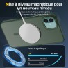 NEW'C Magnétique Coque pour iPhone 16 (6,1 Pouces), Compatible avec MagSafe Antichoc Ultime avec Cordon – Magnétisme Puissant et
