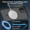 NEW'C Magnétique Coque pour iPhone 16 Plus (6,7 Pouces), Compatible avec MagSafe Antichoc Ultime avec Cordon – Magnétisme Puissa