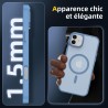 NEW'C Magnétique Coque pour iPhone 16 Plus (6,7 Pouces), Compatible avec MagSafe Antichoc Ultime avec Cordon – Magnétisme Puissa