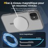 NEW'C Magnétique Coque pour iPhone 16 Plus (6,7 Pouces), Compatible avec MagSafe Antichoc Ultime avec Cordon – Magnétisme Puissa