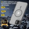 NEW'C Magnétique Coque pour iPhone 16 Plus (6,7 Pouces), Compatible avec MagSafe Antichoc Ultime avec Cordon – Magnétisme Puissa