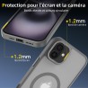NEW'C Magnétique Coque pour iPhone 16 Plus (6,7 Pouces), Compatible avec MagSafe Antichoc Ultime avec Cordon – Magnétisme Puissa