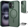 NEW'C Magnétique Coque pour iPhone 16 Plus (6,7 Pouces), Compatible avec MagSafe Antichoc Ultime avec Cordon – Magnétisme Puissa