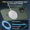 NEW'C Magnétique Coque pour iPhone 16 Plus (6,7 Pouces), Compatible avec MagSafe Antichoc Ultime avec Cordon – Magnétisme Puissa