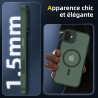 NEW'C Magnétique Coque pour iPhone 16 Plus (6,7 Pouces), Compatible avec MagSafe Antichoc Ultime avec Cordon – Magnétisme Puissa