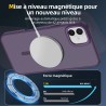 NEW'C Magnétique Coque pour iPhone 16 Plus (6,7 Pouces), Compatible avec MagSafe Antichoc Ultime avec Cordon – Magnétisme Puissa