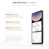 Xiaomi smartphone rougemi note 14,8+128gb,noir,108système de caméra mp ia,batterie 5500mah,écran de soins oculiares 120hz,foncti