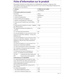 Xiaomi smartphone rougemi note 14,8+128gb,noir,108système de caméra mp ia,batterie 5500mah,écran de soins oculiares 120hz,foncti