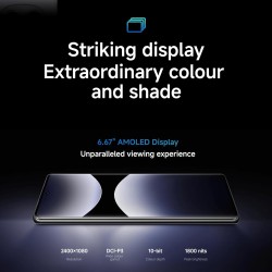 Xiaomi smartphone rougemi note 14 pro,8+256gb,noir,caméra ia prograde 200mp,batterie 5500mah,appareil photo selfie 32mp,fonction