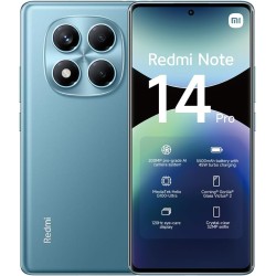 Xiaomi smartphone rougemi note 14 pro,8+256gb,bleu,caméra ia prograde 200mp, batterie 5500mah, appareil photo selfie 32mp, fonct