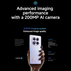Xiaomi smartphone rougemi note 14 pro,8+256gb,bleu,caméra ia prograde 200mp, batterie 5500mah, appareil photo selfie 32mp, fonct