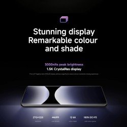 Xiaomi smartphone rougemi note 14 pro 5g,12+512gb,vert,caméra ia prograde 200mp,ip68,charge turbo 45w avec batterie 5110mah,fonc