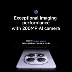 Xiaomi smartphone rougemi note 14 pro 5g,12+512gb,violet,caméra ia prograde 200mp,ip68,charge turbo 45w avec batterie 5110mah,fo