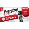 Energizer Pile LR44 (Lot de 12) - Bouton A76 - pour thermomètres, calculatrices, Montres, appareils médicaux - sans Mercure - Em