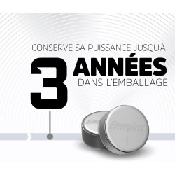 Energizer Pile LR44 (Lot de 12) - Bouton A76 - pour thermomètres, calculatrices, Montres, appareils médicaux - sans Mercure - Em