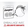 Energizer CR 2025 Pile Bouton (Lot de 12) - Piles Lithium 3V - pour clés électroniques, et Montres de Sport - Emballage sécurisé