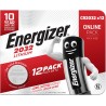Energizer CR 2032 Pile Bouton (Lot de 12) - Piles Lithium 3V- pour L'Air Tag, Clés, appareils Maison, Sport et médicaux - Emball