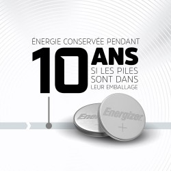 Energizer CR 2032 Pile Bouton (Lot de 12) - Piles Lithium 3V- pour L'Air Tag, Clés, appareils Maison, Sport et médicaux - Emball